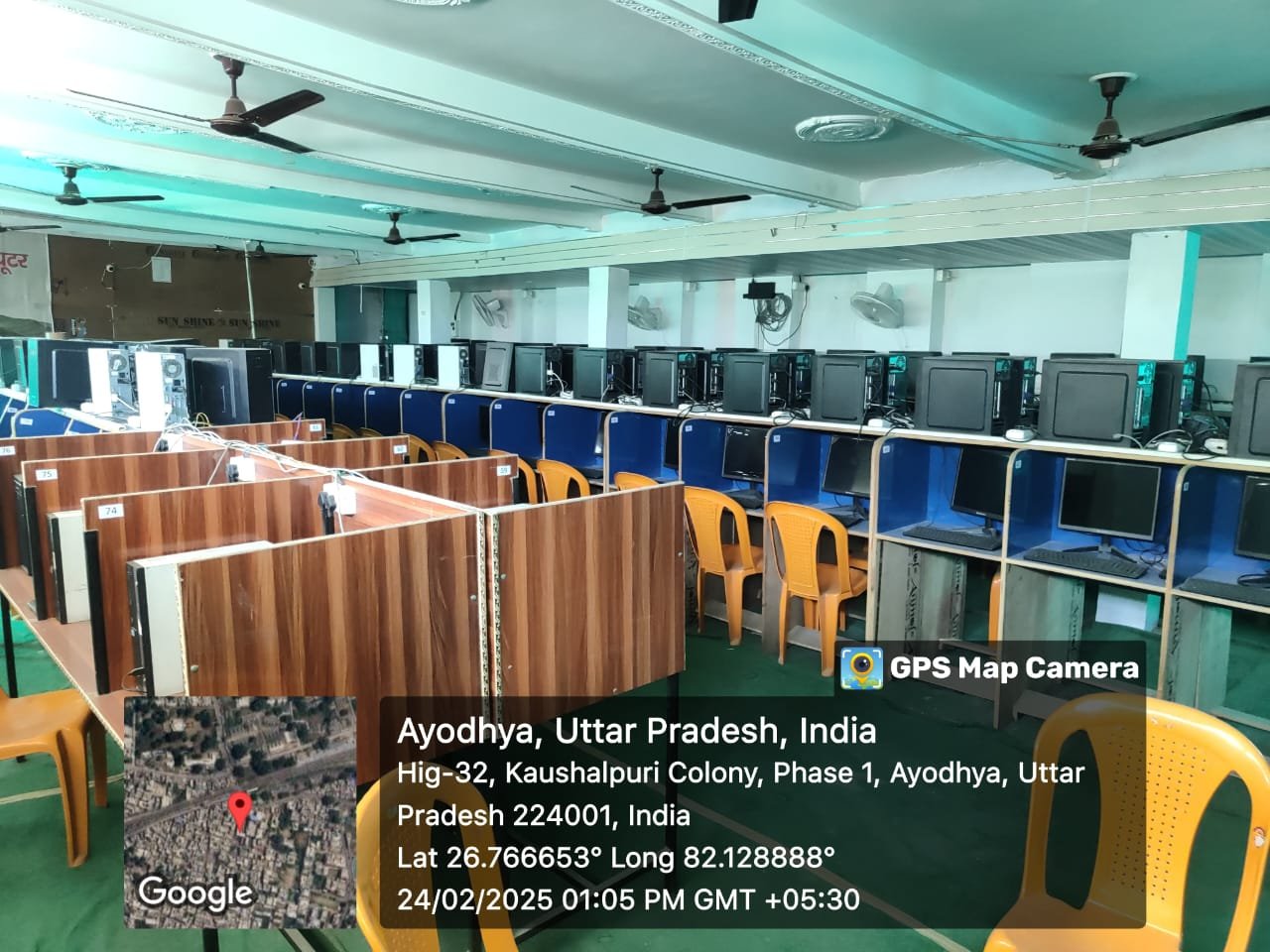 Computer Lab Area at Disha Educational Society, Ayodhya