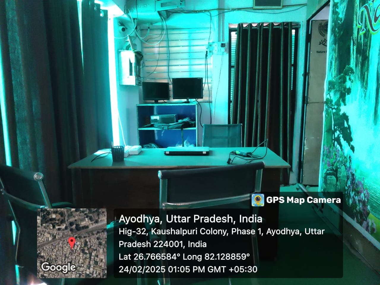 Control Room Area at Disha Educational Society, Ayodhya