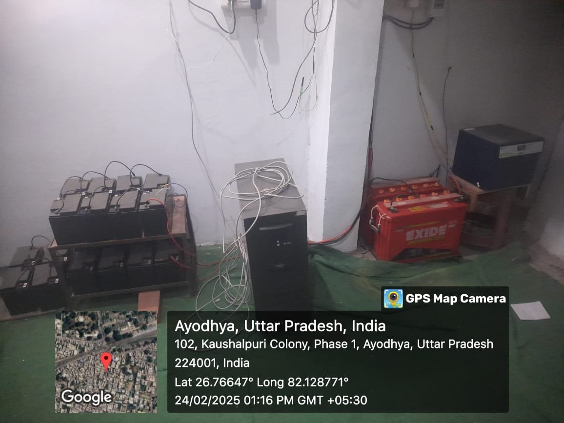Power Supply Room at Disha Educational Society, Ayodhya
